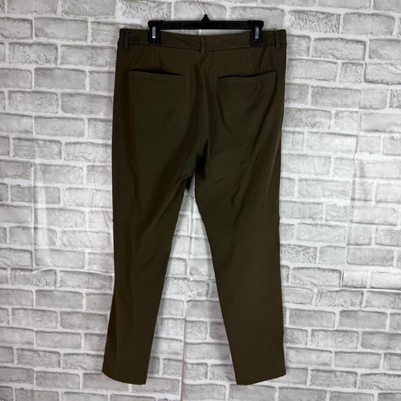 Lululemon ABC Commission Military Green Performance Pants Mens 33 x 30 Stretch - Picture 4 of 10